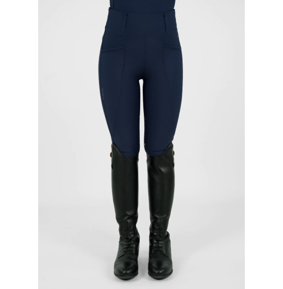 Młodzieżowe Legginsy Jeździeckie Pro Riding (Navy) Maximilian Equestrian