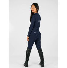 Młodzieżowe Legginsy Jeździeckie Pro Riding (Navy) Maximilian Equestrian