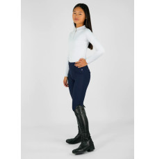 Młodzieżowe Legginsy Jeździeckie Pro Riding (Navy) Maximilian Equestrian