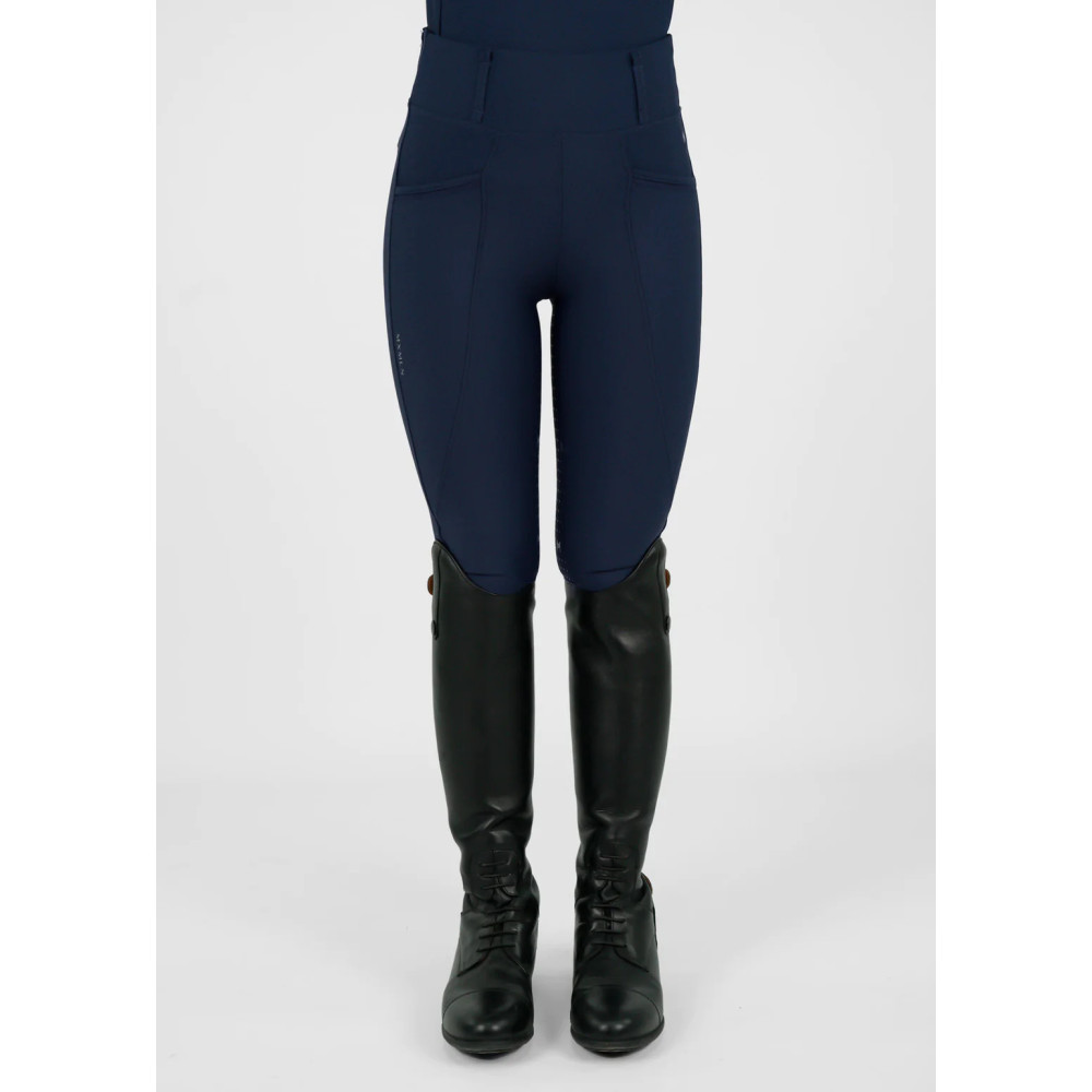 Młodzieżowe Legginsy Jeździeckie Pro Riding (Navy) Maximilian Equestrian