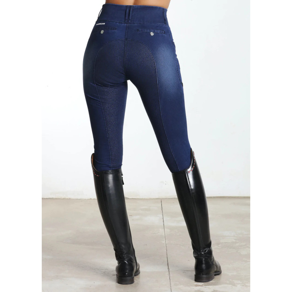 Legginsy Jeździeckie Denim (Dark Blue) Maximilian Equestrian
