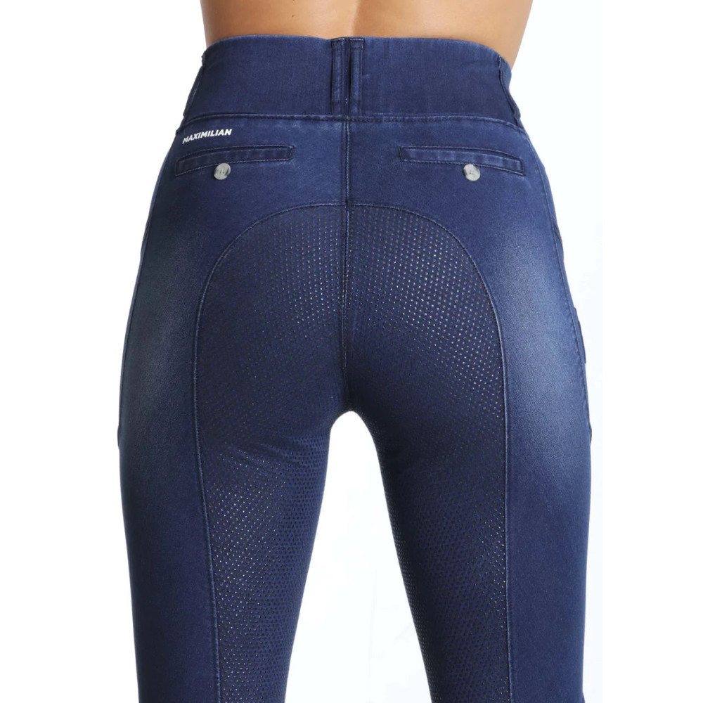 Legginsy Jeździeckie Denim (Dark Blue) Maximilian Equestrian