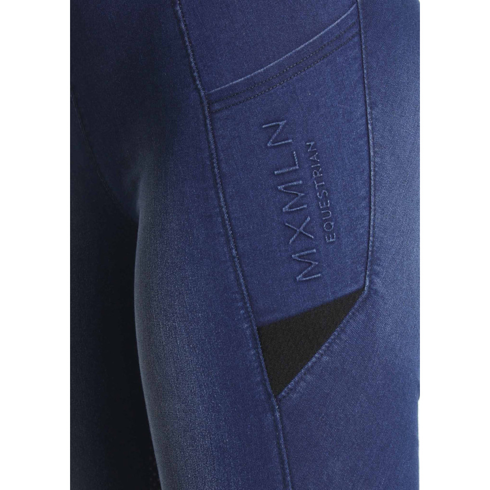Legginsy Jeździeckie Denim (Dark Blue) Maximilian Equestrian