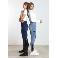 Legginsy Jeździeckie Denim (Dark Blue) Maximilian Equestrian