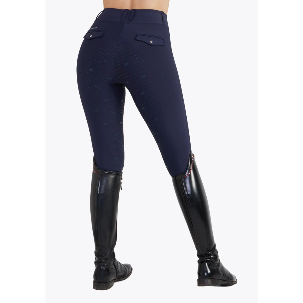 Legginsy Jeździeckie Pro Riding (Navy) Maximilian Equestrian