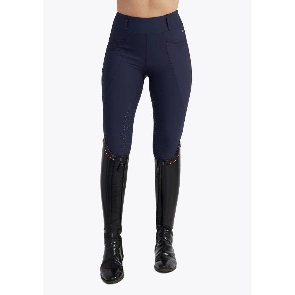 Legginsy Jeździeckie Pro Riding (Navy) Maximilian Equestrian