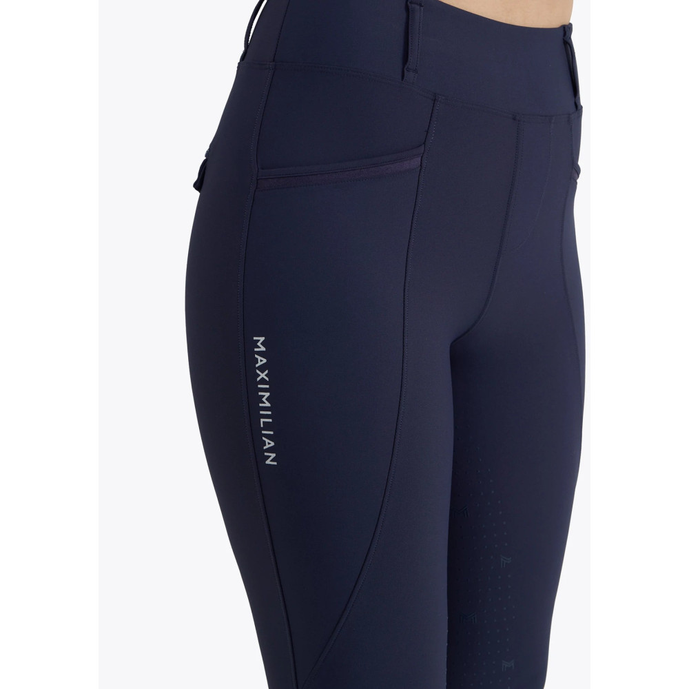 Legginsy Jeździeckie Pro Riding (Navy) Maximilian Equestrian