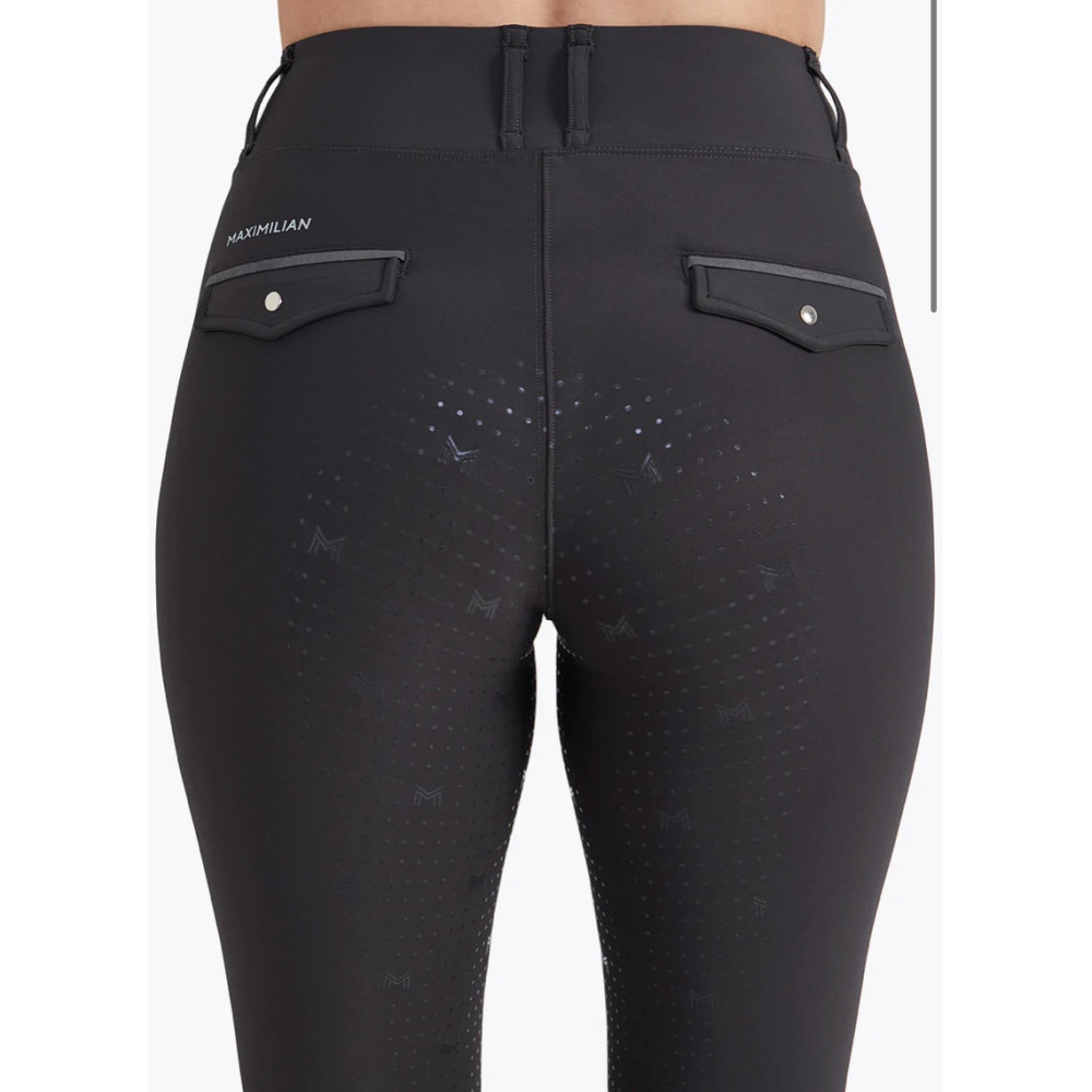 Legginsy Jeździeckie Pro Riding (Charcoal Grey) Maximilian Equestrian