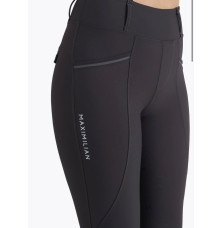 Legginsy Jeździeckie Pro Riding (Charcoal Grey) Maximilian Equestrian