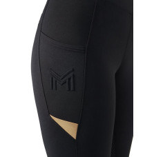 Legginsy Jeździeckie Tech Riding (Black/Gold) Maximilian Equestrian