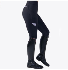 Legginsy Jeździeckie Tech Riding (Navy/Silver) Maximilian Equestrian