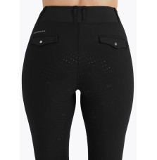 Legginsy Jeździeckie Pro Riding (Black) Maximilian Equestrian