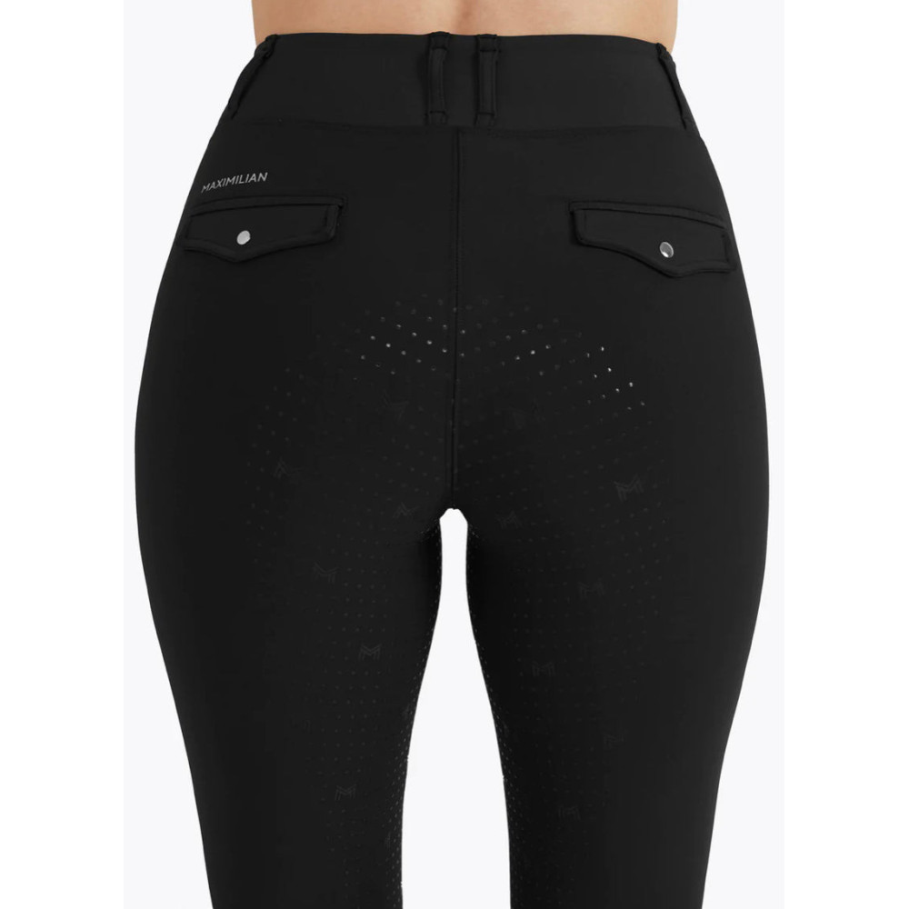 Legginsy Jeździeckie Pro Riding (Black) Maximilian Equestrian