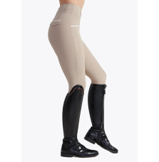 Legginsy Jeździeckie Pro Riding (Beige) Maximilian Equestrian