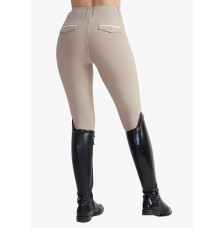 Legginsy Jeździeckie Pro Riding (Beige) Maximilian Equestrian