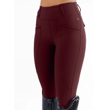 Legginsy Jeździeckie Pro Riding (Burgundy) Maximilian Equestrian