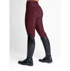 Legginsy Jeździeckie Pro Riding (Burgundy) Maximilian Equestrian