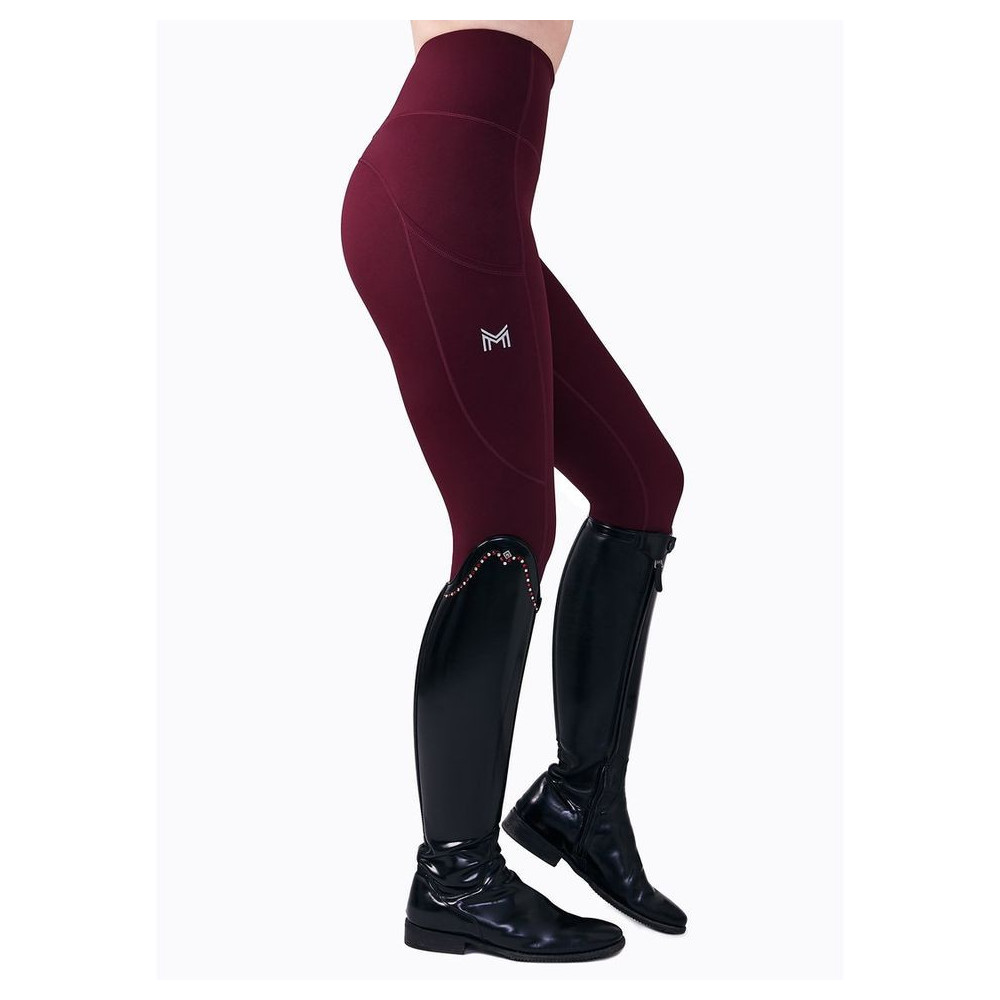Legginsy Jeździeckie Sculpt (Wine) Maximilian Equestrian