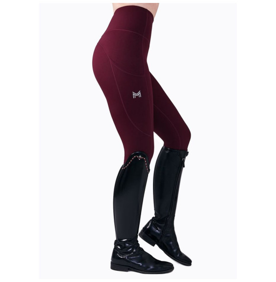 Legginsy Jeździeckie Sculpt (Wine) Maximilian Equestrian