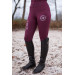 Legginsy Born to Ride Winter Red Wine True Rider
