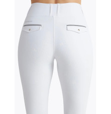 Legginsy Jeździeckie Pro Riding (White) Maximilian Equestrian