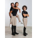 Młodzieżowe Legginsy Jeździeckie Pro Riding (Beige) Maximilian Equestrian