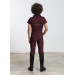 Młodzieżowe Legginsy Jeździeckie Pro Riding (Wine) Maximilian Equestrian