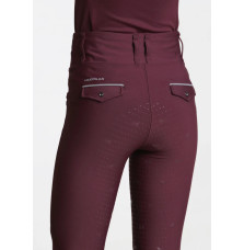 Młodzieżowe Legginsy Jeździeckie Pro Riding (Wine) Maximilian Equestrian