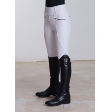 Młodzieżowe Legginsy Jeździeckie Pro Riding (White) Maximilian Equestrian