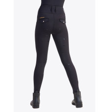 Młodzieżowe Legginsy Jeździeckie Pro Riding (Black) Maximilian Equestrian