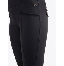 Młodzieżowe Legginsy Jeździeckie Pro Riding (Black) Maximilian Equestrian