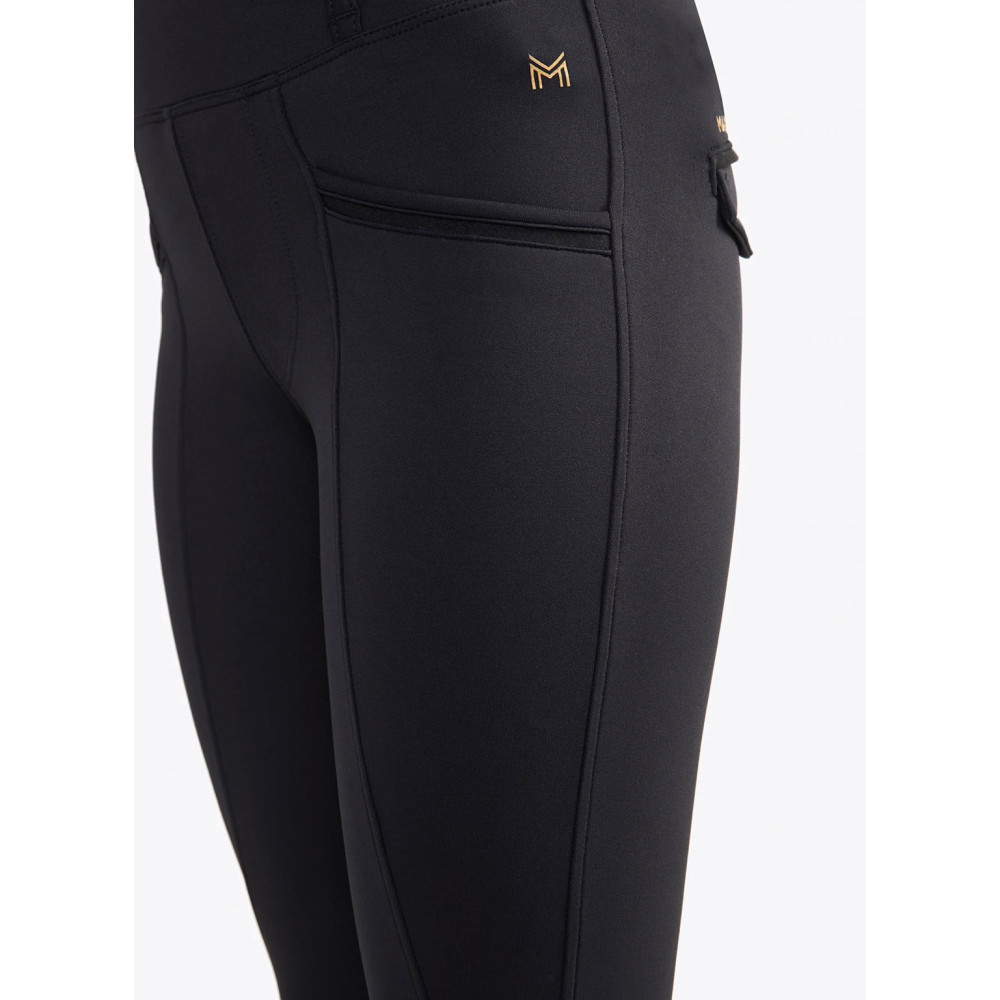Młodzieżowe Legginsy Jeździeckie Pro Riding (Black) Maximilian Equestrian