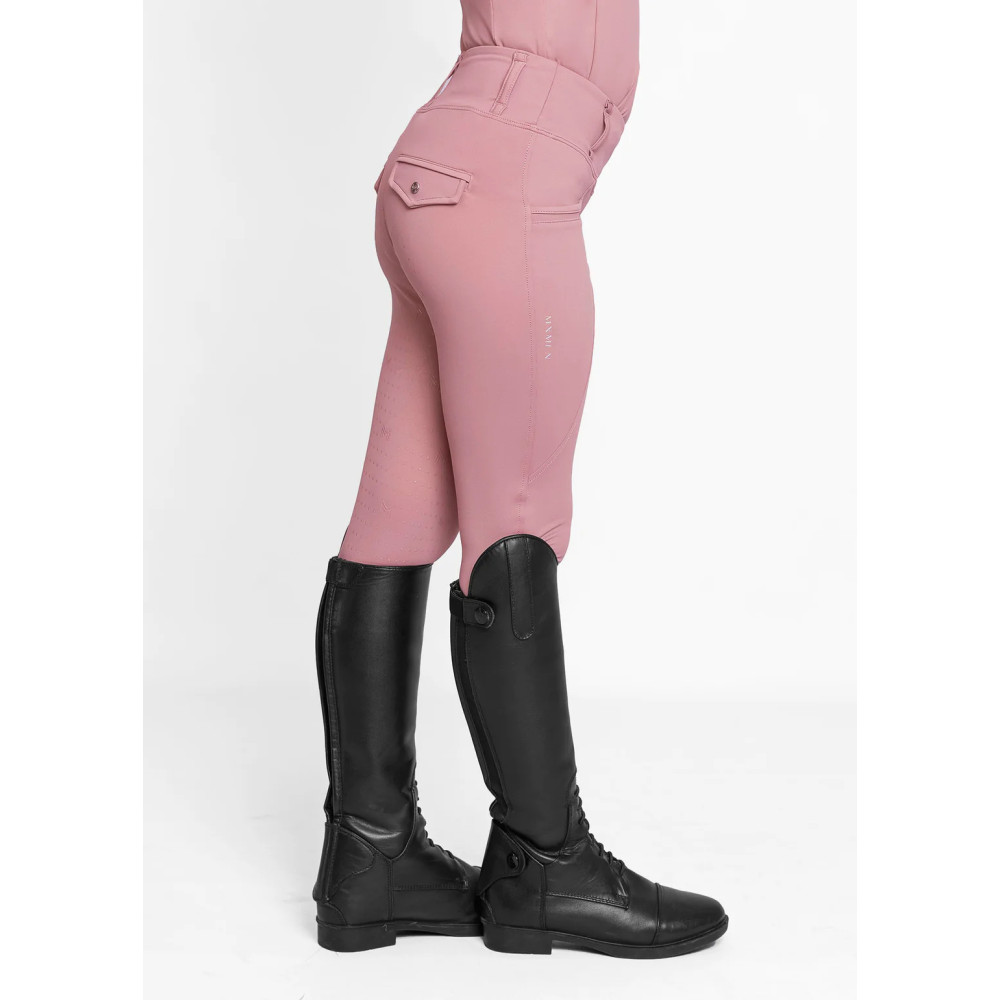 Młodzieżowe Legginsy Jeździeckie Pro Riding (Rose Taupe) Maximilian Equestrian