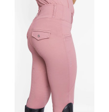 Młodzieżowe Legginsy Jeździeckie Pro Riding (Rose Taupe) Maximilian Equestrian