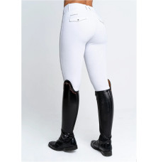 Zimowe Legginsy Jeździeckie (White) Maximilian Equestrian