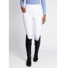 Legginsy Jeździeckie Studio (White) Maximilian Equestrian