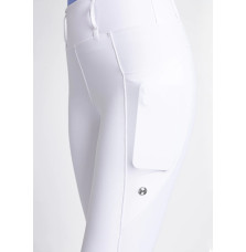 Legginsy Jeździeckie Studio (White) Maximilian Equestrian