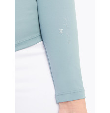 Bluzka z Długim Rękawem (Dusty Blue) Maximilian Equestrian