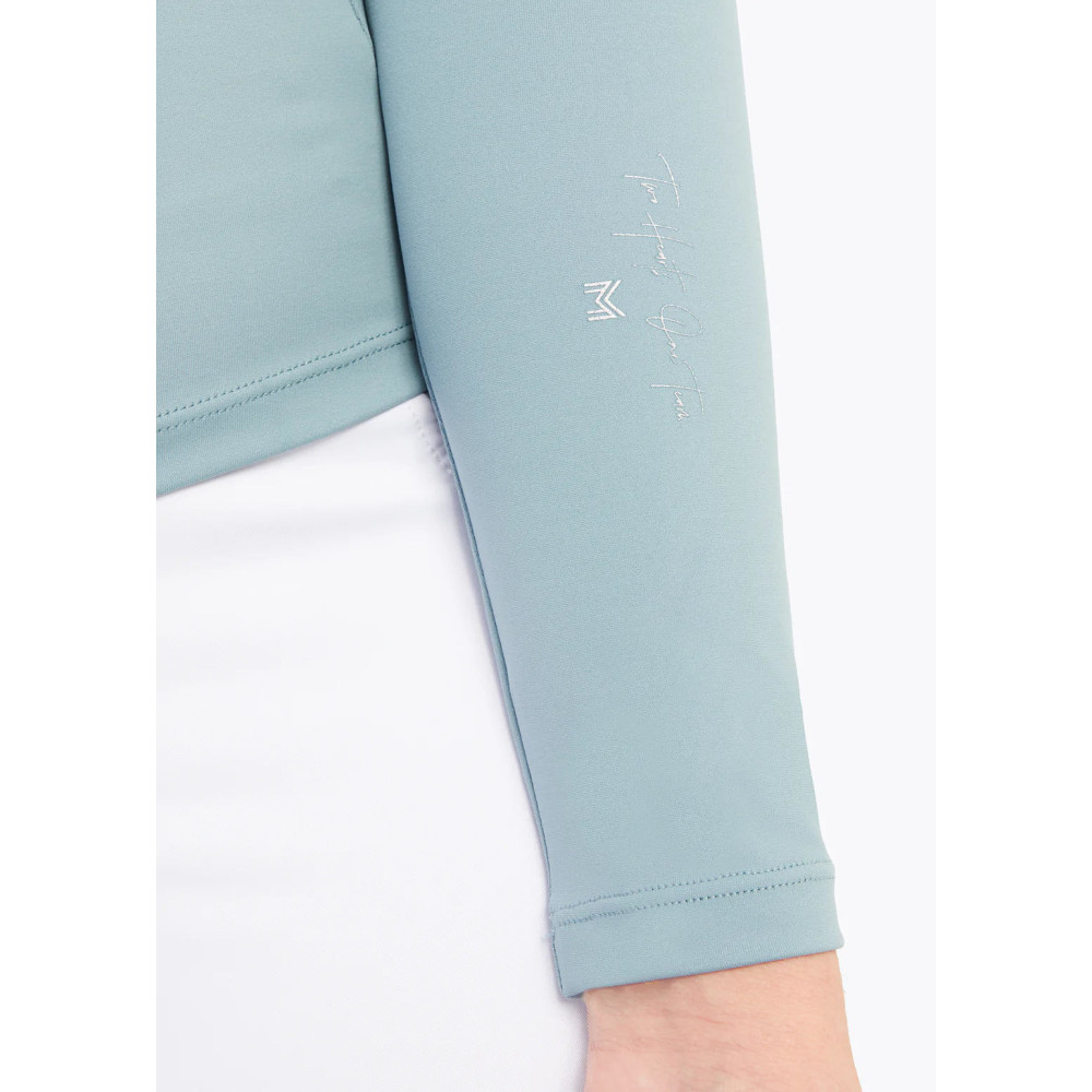 Bluzka z Długim Rękawem (Dusty Blue) Maximilian Equestrian