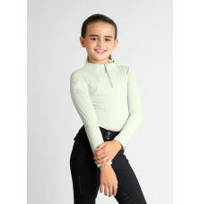 Młodzieżowa Bluzka z Długim Rękawem (Sage Green) Maximilian Equestrian