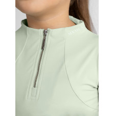 Młodzieżowa Bluzka z Długim Rękawem (Sage Green) Maximilian Equestrian