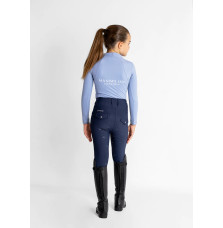 Młodzieżowa Bluzka z Długim Rękawem (Iris Blue) Maximilian Equestrian