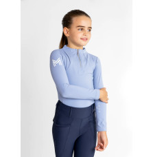 Młodzieżowa Bluzka z Długim Rękawem (Iris Blue) Maximilian Equestrian