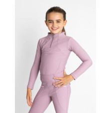 Młodzieżowa Bluzka z Długim Rękawem (Mauve) Maximilian Equestrian