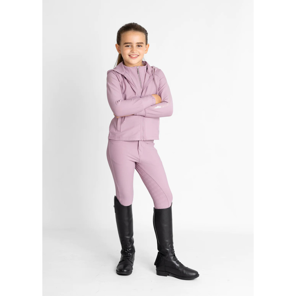 Młodzieżowa Bluzka z Długim Rękawem (Mauve) Maximilian Equestrian