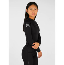 Młodzieżowa Bluzka z Długim Rękawem (Black) Maximilian Equestrian