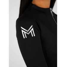 Młodzieżowa Bluzka z Długim Rękawem (Black) Maximilian Equestrian