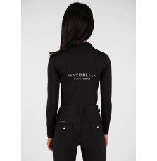 Młodzieżowa Bluzka z Długim Rękawem (Black) Maximilian Equestrian