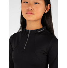 Młodzieżowa Bluzka z Długim Rękawem (Black) Maximilian Equestrian