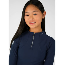 Młodzieżowa Bluzka z Długim Rękawem (Navy) Maximilian Equestrian